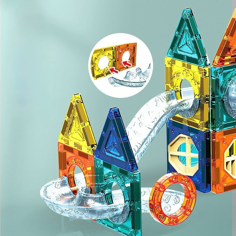 DIY Space Magnetic Pipeline Building Blocks - 68 pieces