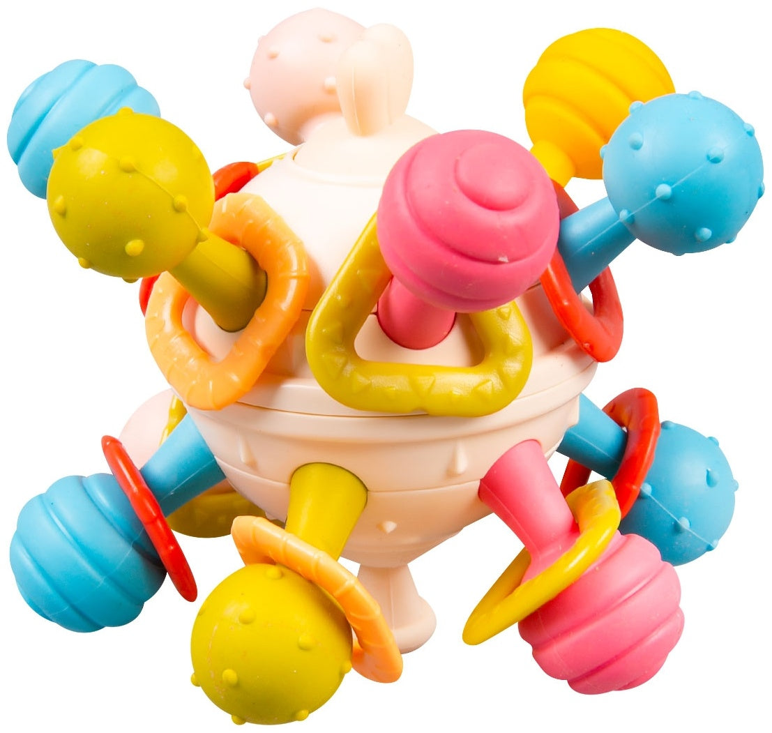 Spinning Puffer Fish Rattle Toy - JustForKids