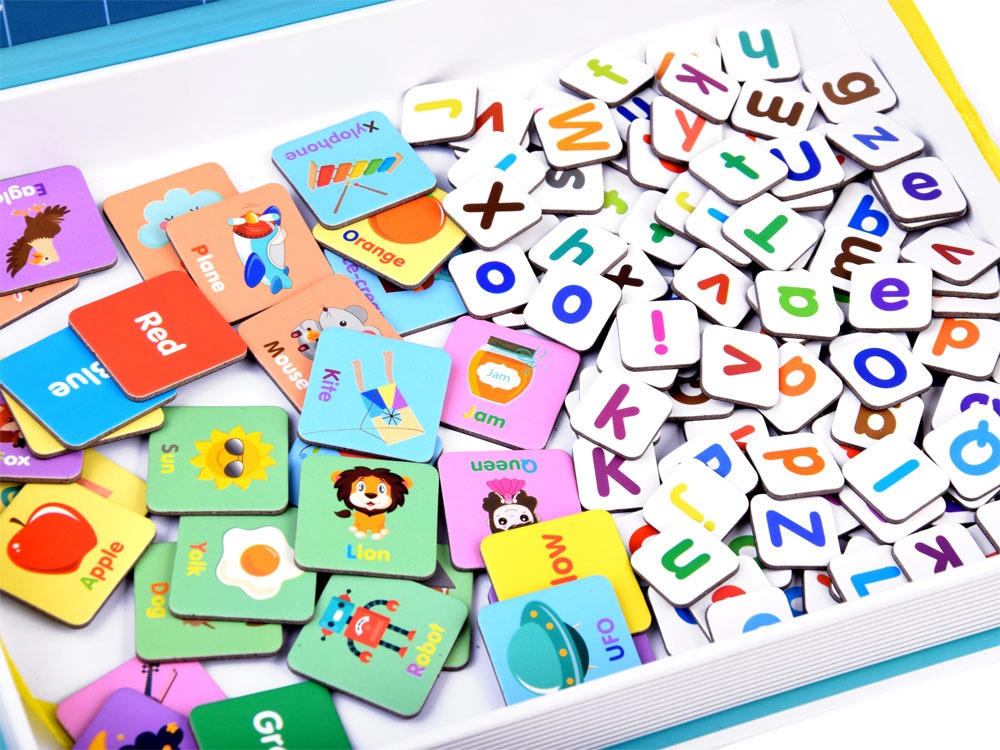 STEAM Magnetic Puzzle Book – Alphabet Theme (134 Pieces) - JustForKids