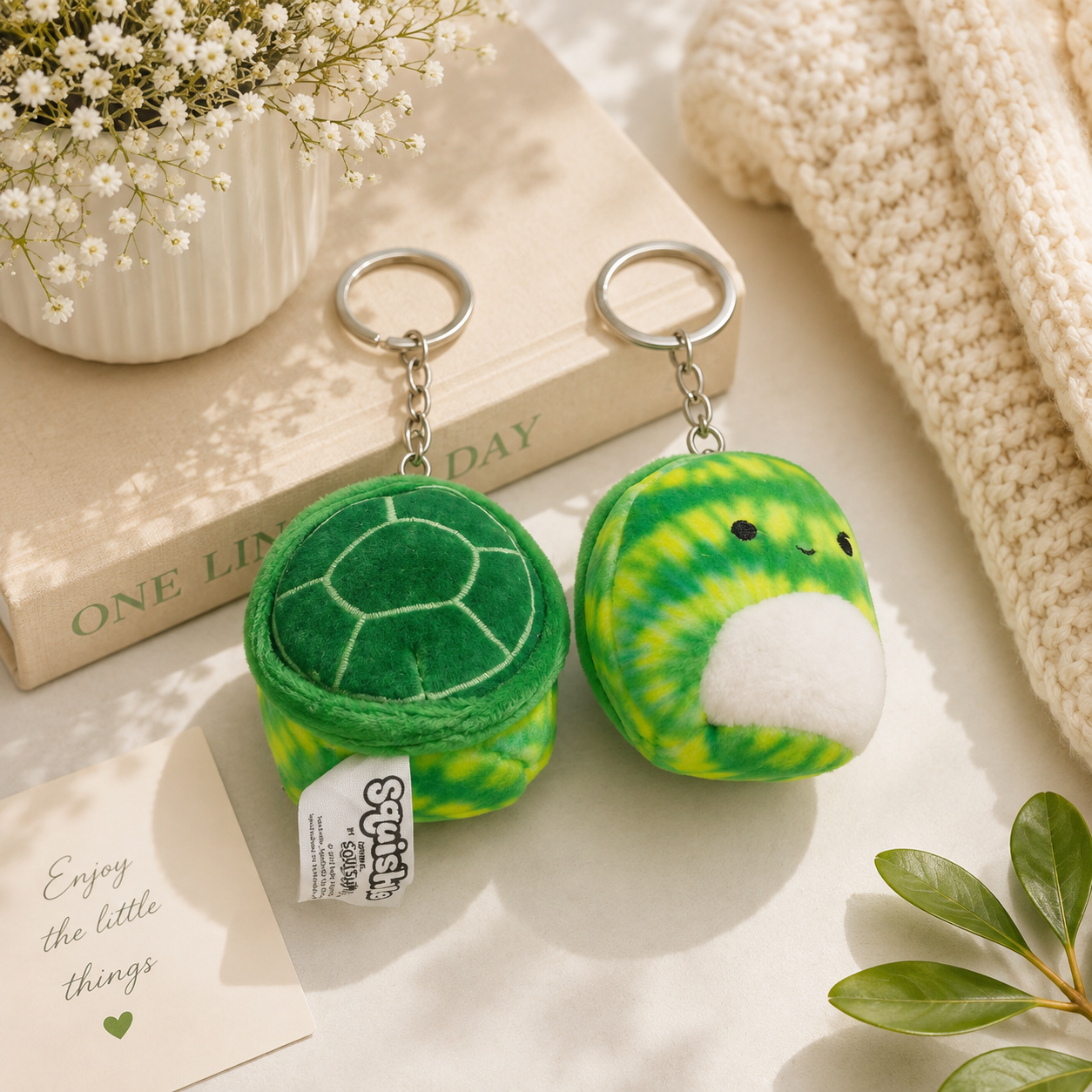 Original Mini Plush Keychains – Cute Kawaii Soft Bag Charms