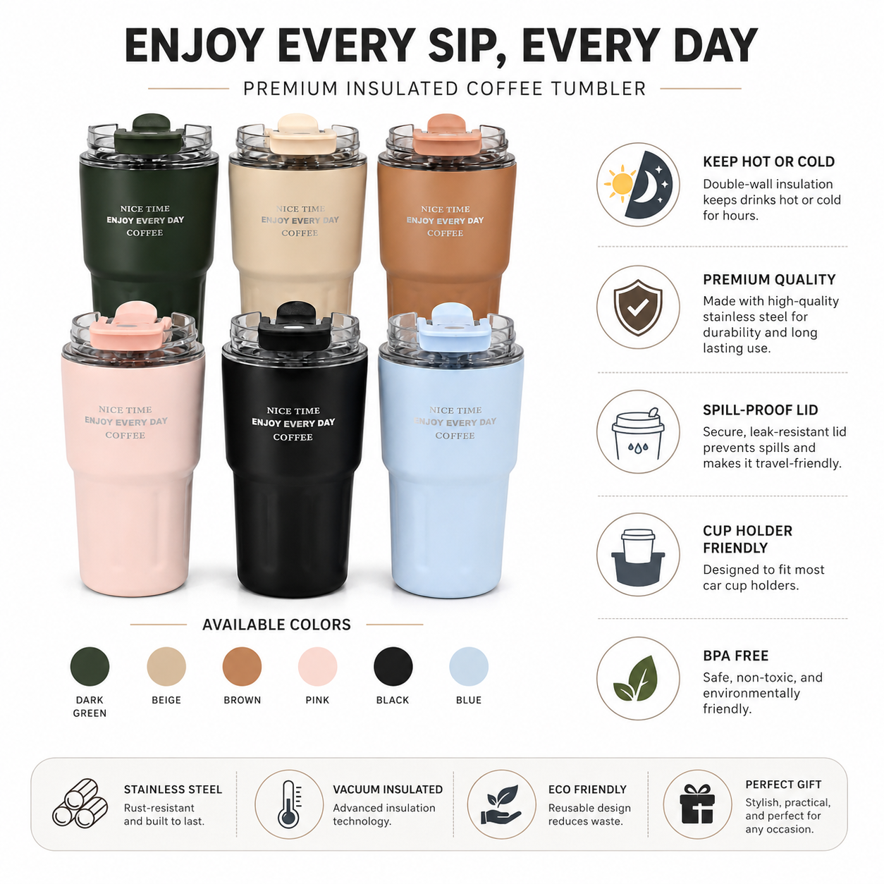 Premium Insulated - Tumbler