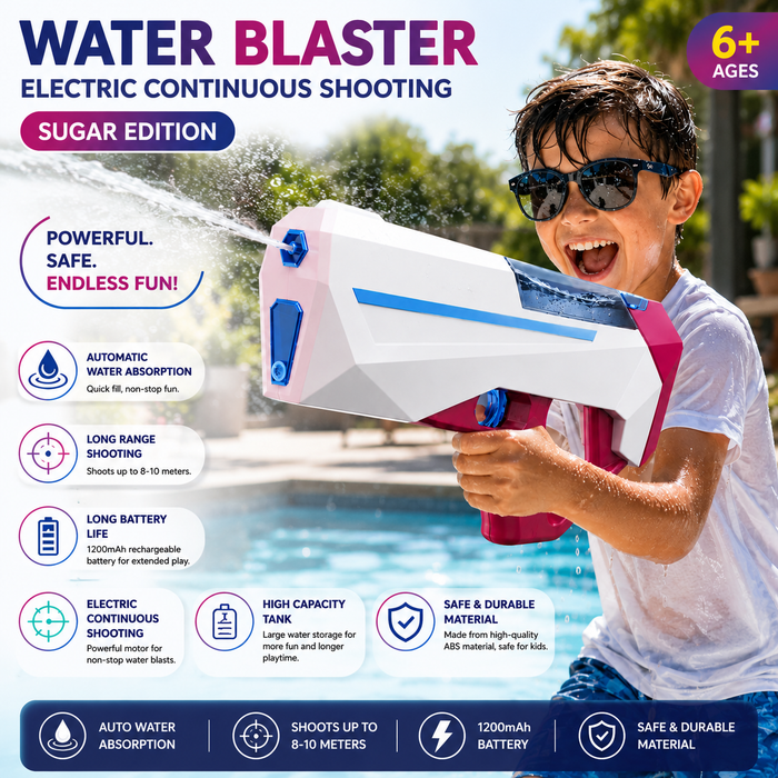 Electric Rechargeable Water Blaster Gun for Kids