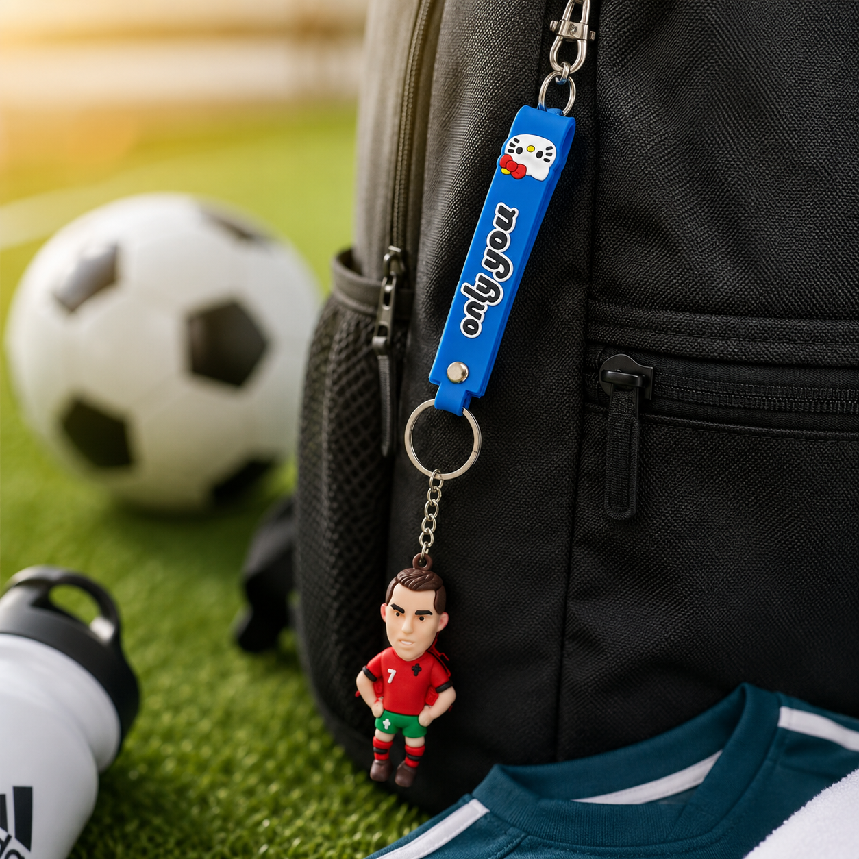 Soccer Player Keychain