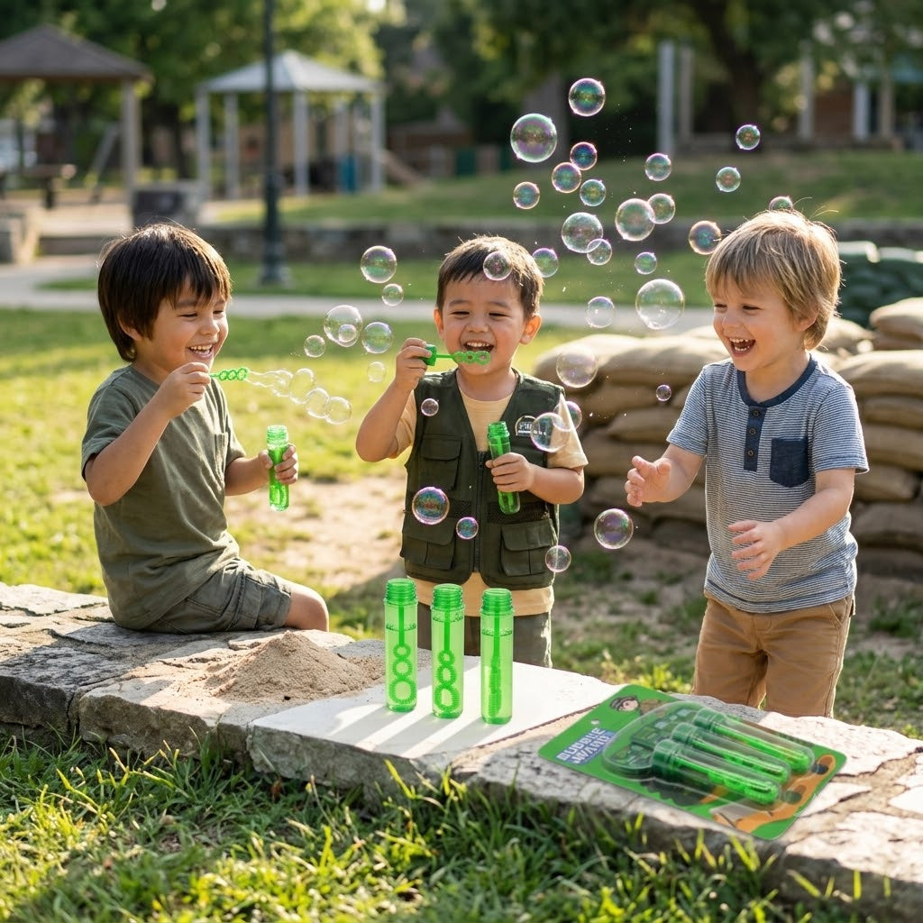 Colorful Bubble Wand Set – 3 Pcs Set