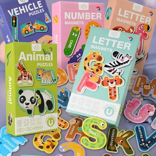Magnetic Numbers & Letters – 26 Pieces - JustForKids