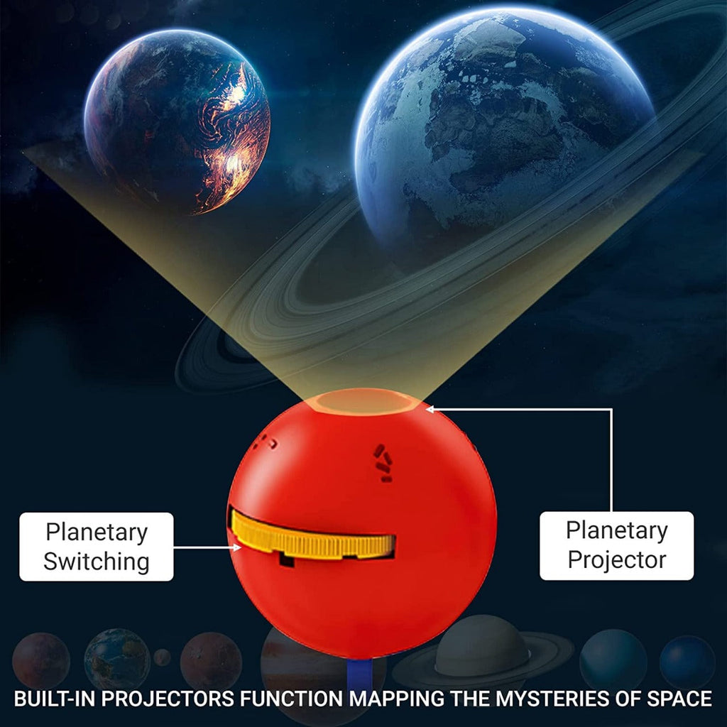 STEM Rotating Planets and Planet Projector DIY Kit - JustForKids