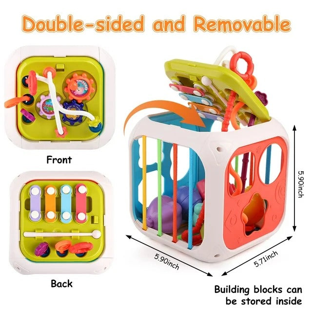 7-in-1 Multifunctional Shape Sorting Box - JustForKids