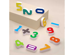Numbers, Animals, and Vehicles Interactive Board with Magnetic Fishing