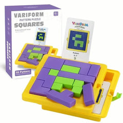 Variform Squares Mind Pattern Puzzle – 55 Challenges
