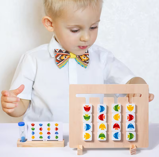 🐟 Four-Color Direction Fish Logic Game 🎣