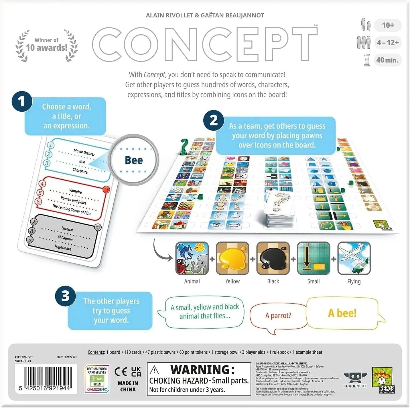 Concept Guess Board Game