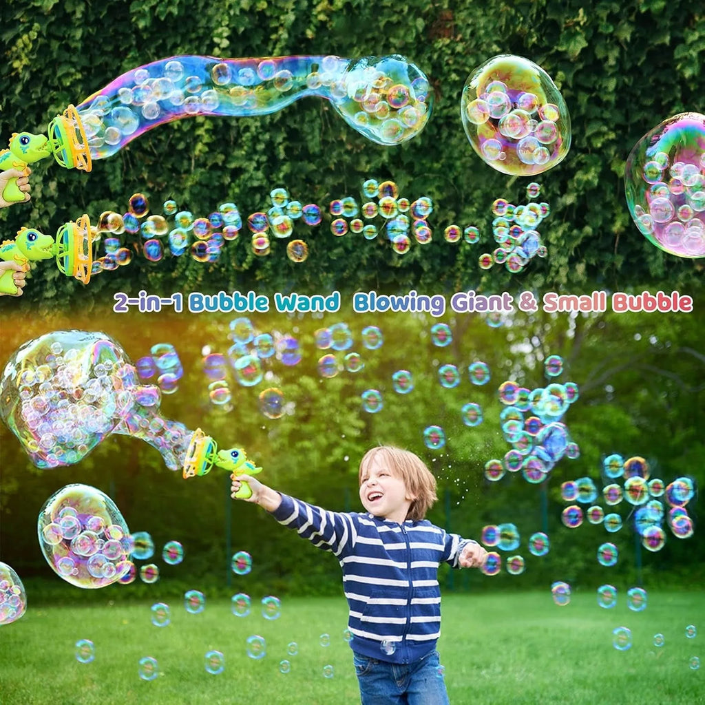 Dinosaur Bubble Gun Machine