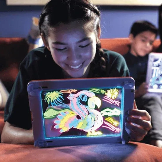 Creative Neon Colorful Light LCD Drawing Tablet