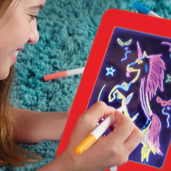 Creative Neon Colorful Light LCD Drawing Tablet
