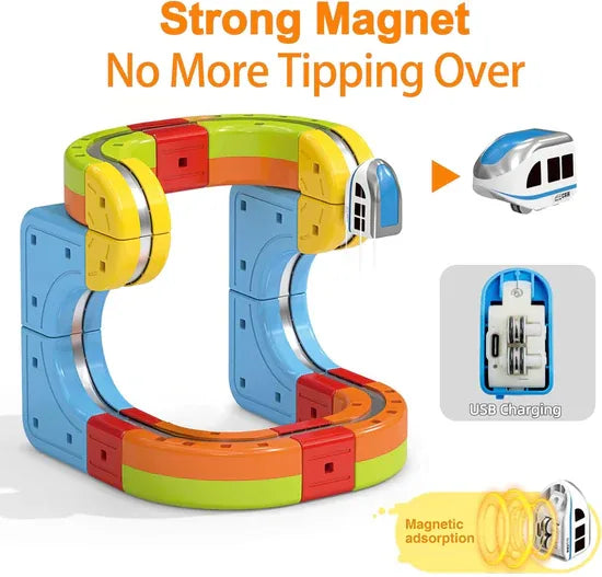 Mag Train Magnetic Track Building Set