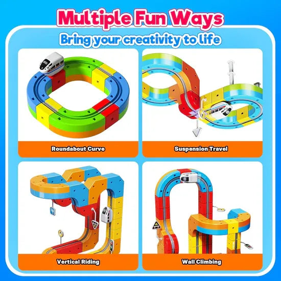 Mag Train Magnetic Track Building Set