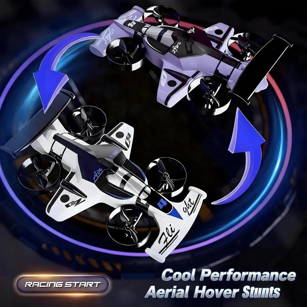 2.4GHz RC 2-in-1 Ground Drifting & Aerial Flying Aircraft