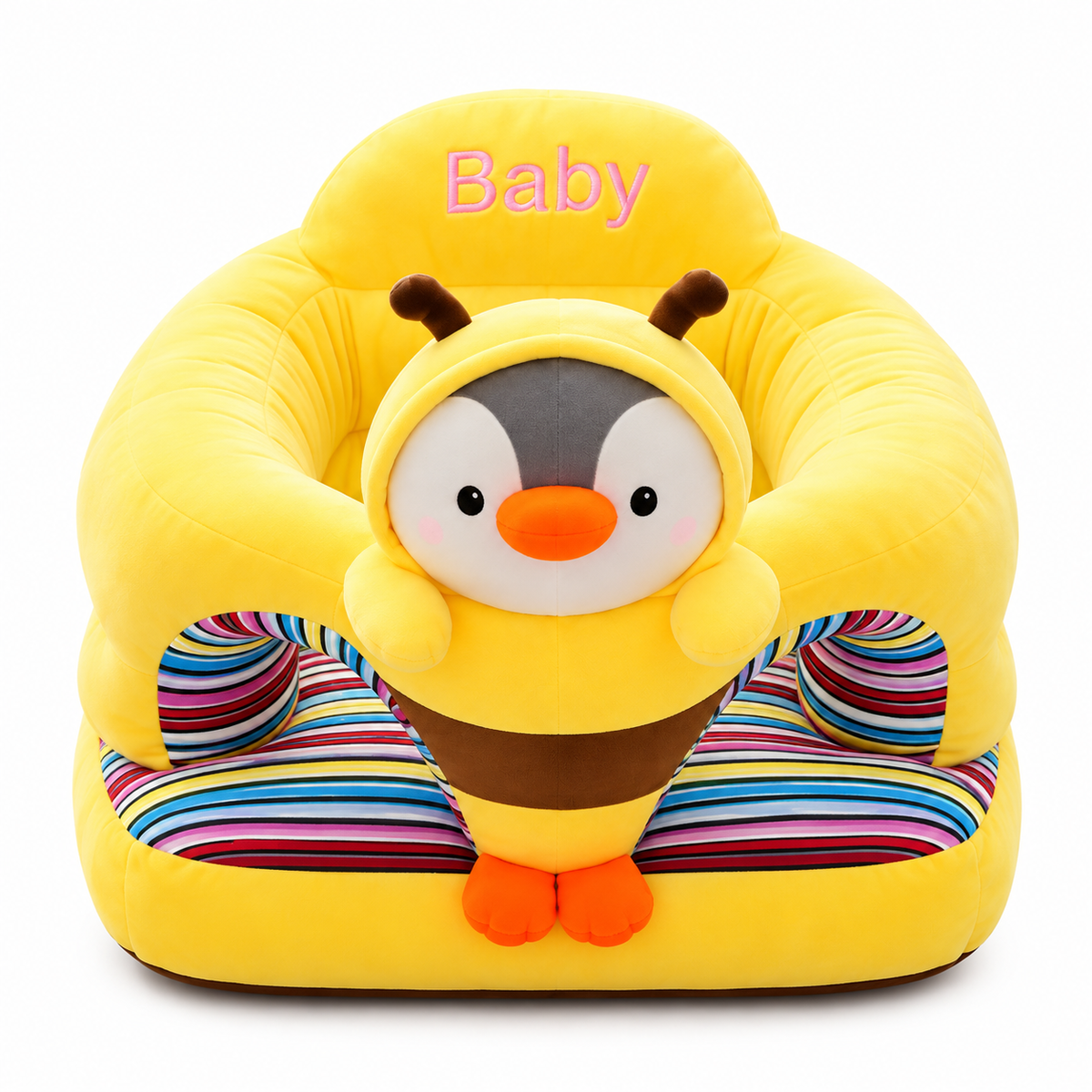 Animal Plush Baby Sofa Seat – Monkey, Duck, Bee & Cow