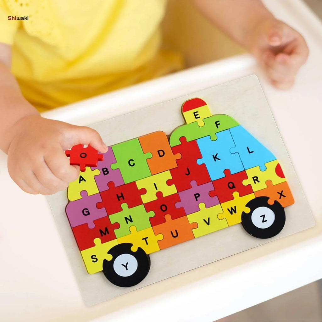 Wooden 3D Number Sorting Puzzle ( 20+ Designs )