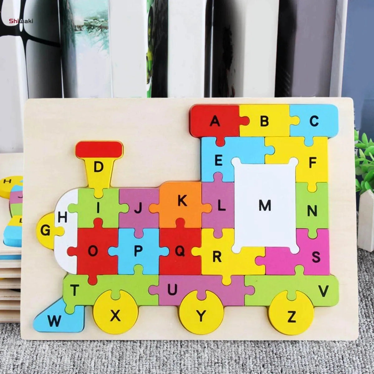 Wooden 3D Number Sorting Puzzle ( 20+ Designs )