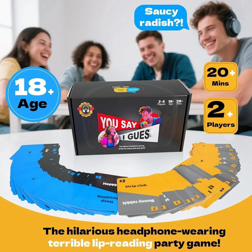 You Say I Guess – Lip Reading Party Board Game