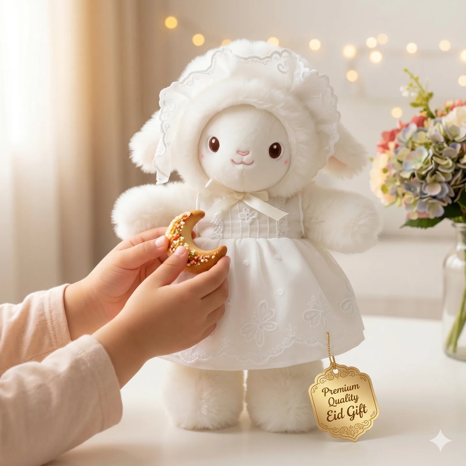 Baby Bunny Doll with Lace Dress - EID Special