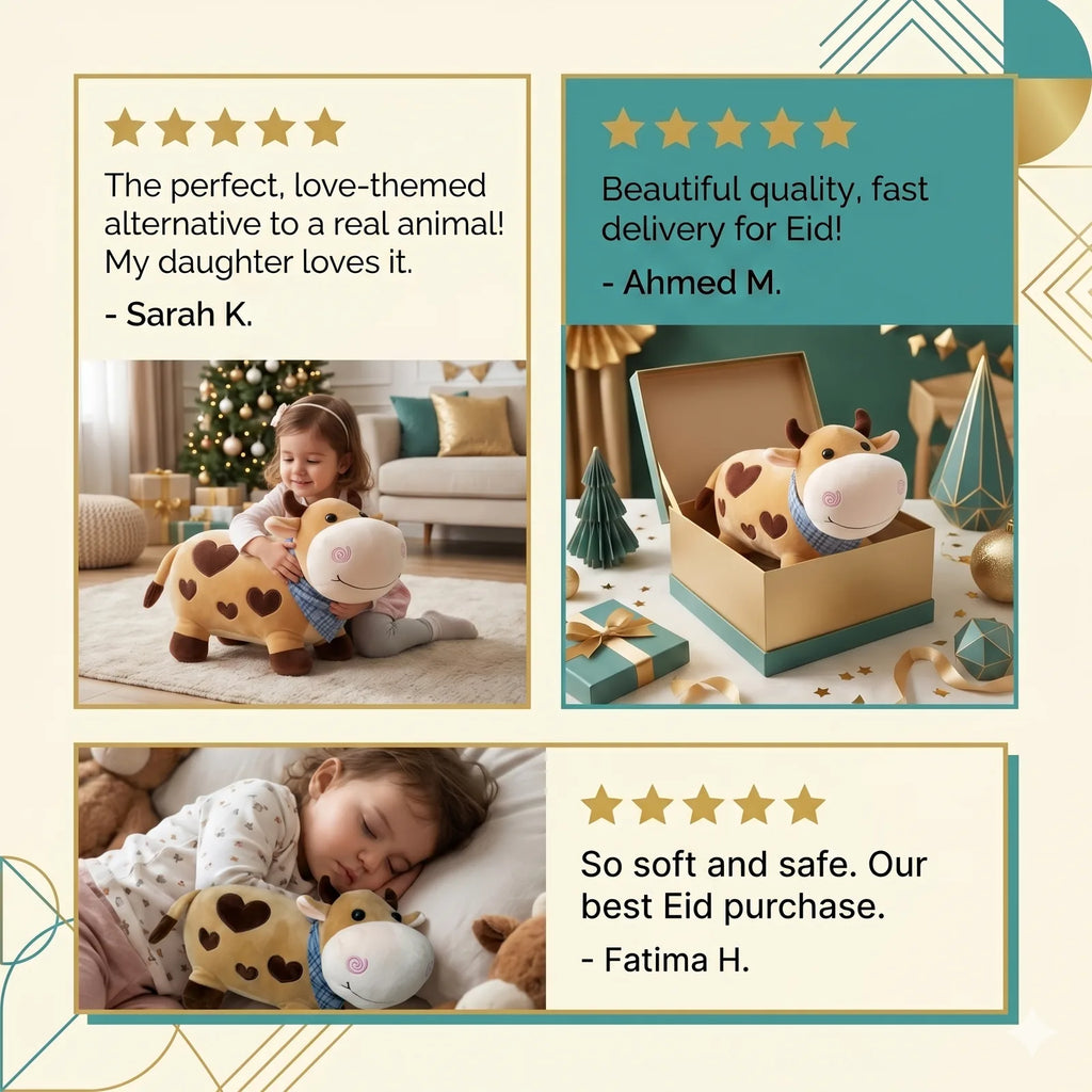 Cute Stuffed Cow Plush Toy