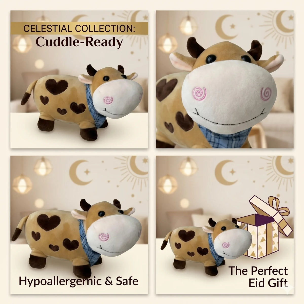 Cute Stuffed Cow Plush Toy