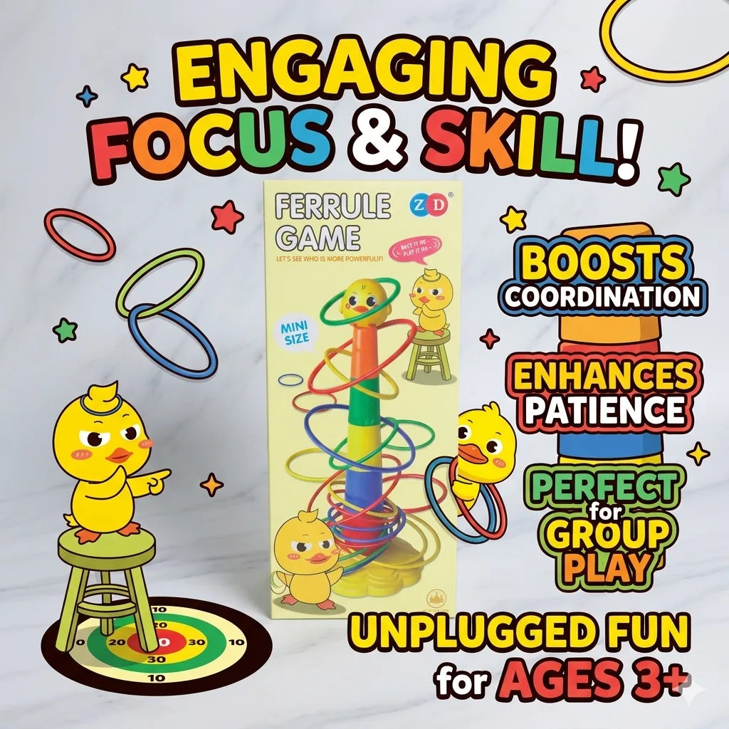 Mini Ring Colorful Stacking Target Toy for Kids