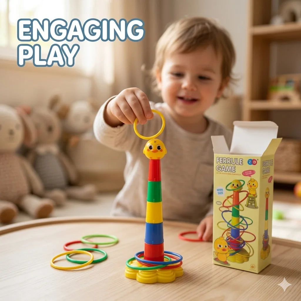 Mini Ring Colorful Stacking Target Toy for Kids