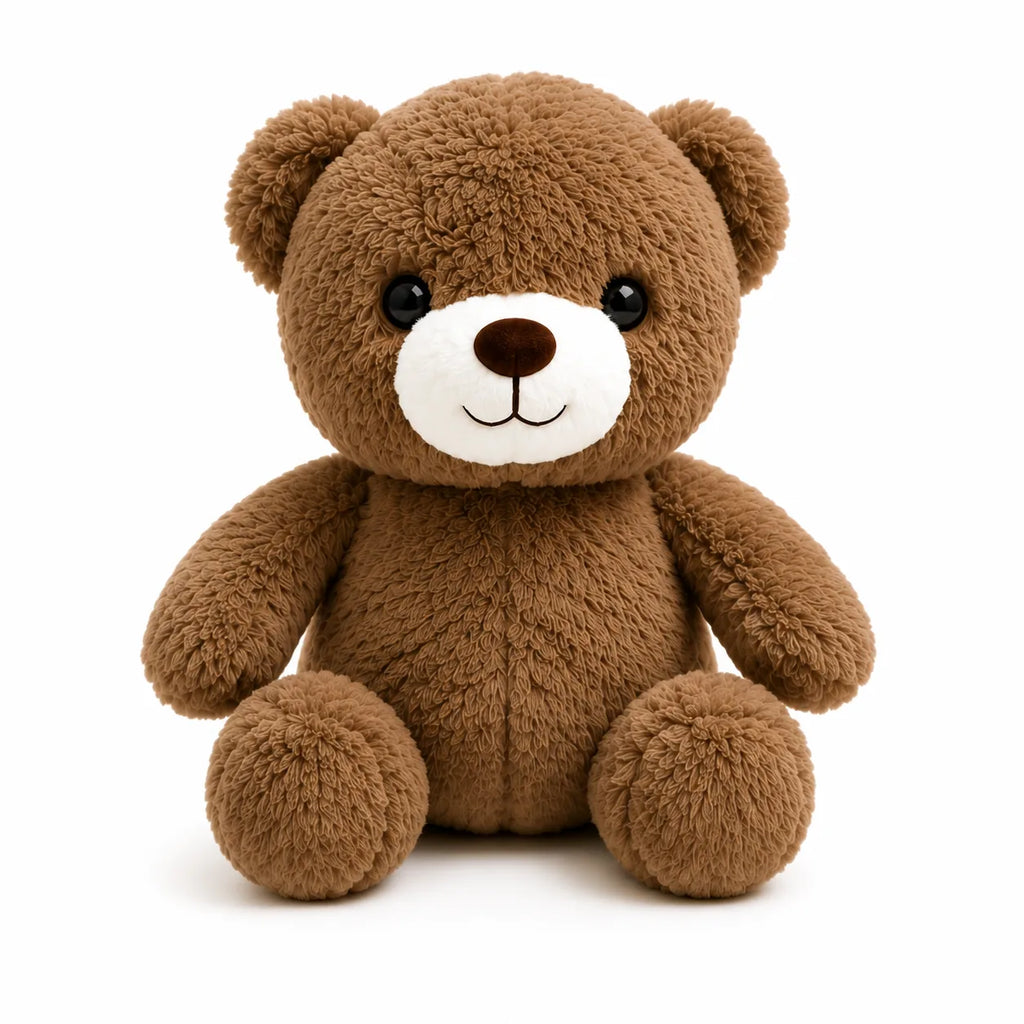 Cute Chubby Teddy Bear Plush Toy - Mini Soft Stuffed Animal Gift (10")