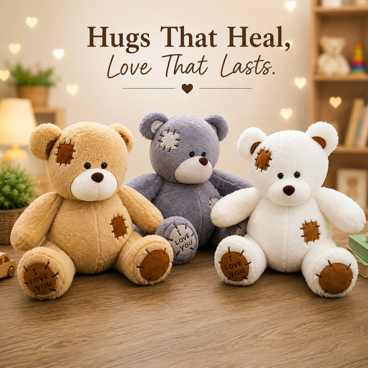 Premium Soft Plush Patch Teddy Bear Toy