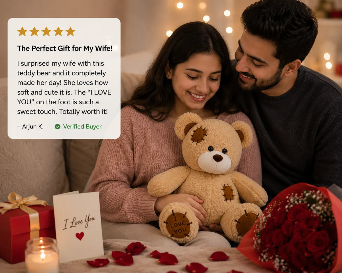 Premium Soft Plush Patch Teddy Bear Toy