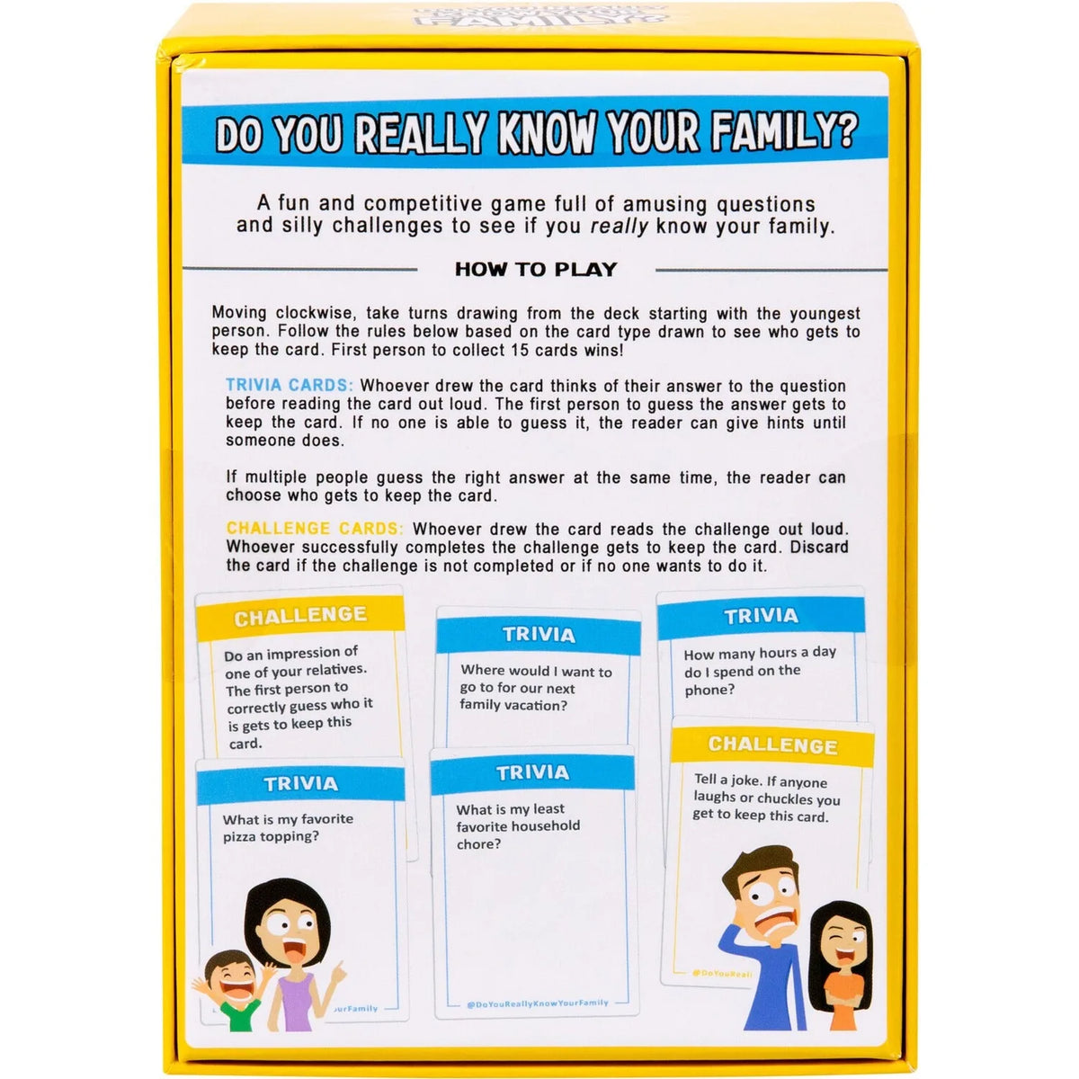 Do You Really know your Family ? Family board game