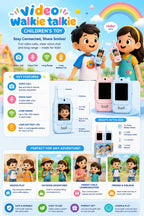Video Walkie Talkie for Kids – Real-Time Talk & See Toy - JustForKids
