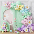 Premium Pink & White Balloon Garland Kit for Birthday Party