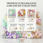 Premium Pink & White Balloon Garland Kit for Birthday Party