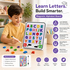 2 in 1 Mobile Alphabet Stacking & White  Board