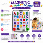 2 in 1 Mobile Alphabet Stacking & White  Board
