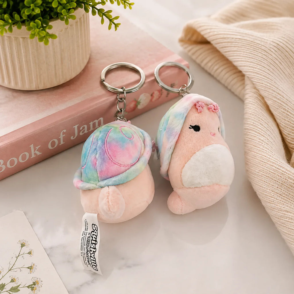 Original Mini Plush Keychains – Cute Kawaii Soft Bag Charms