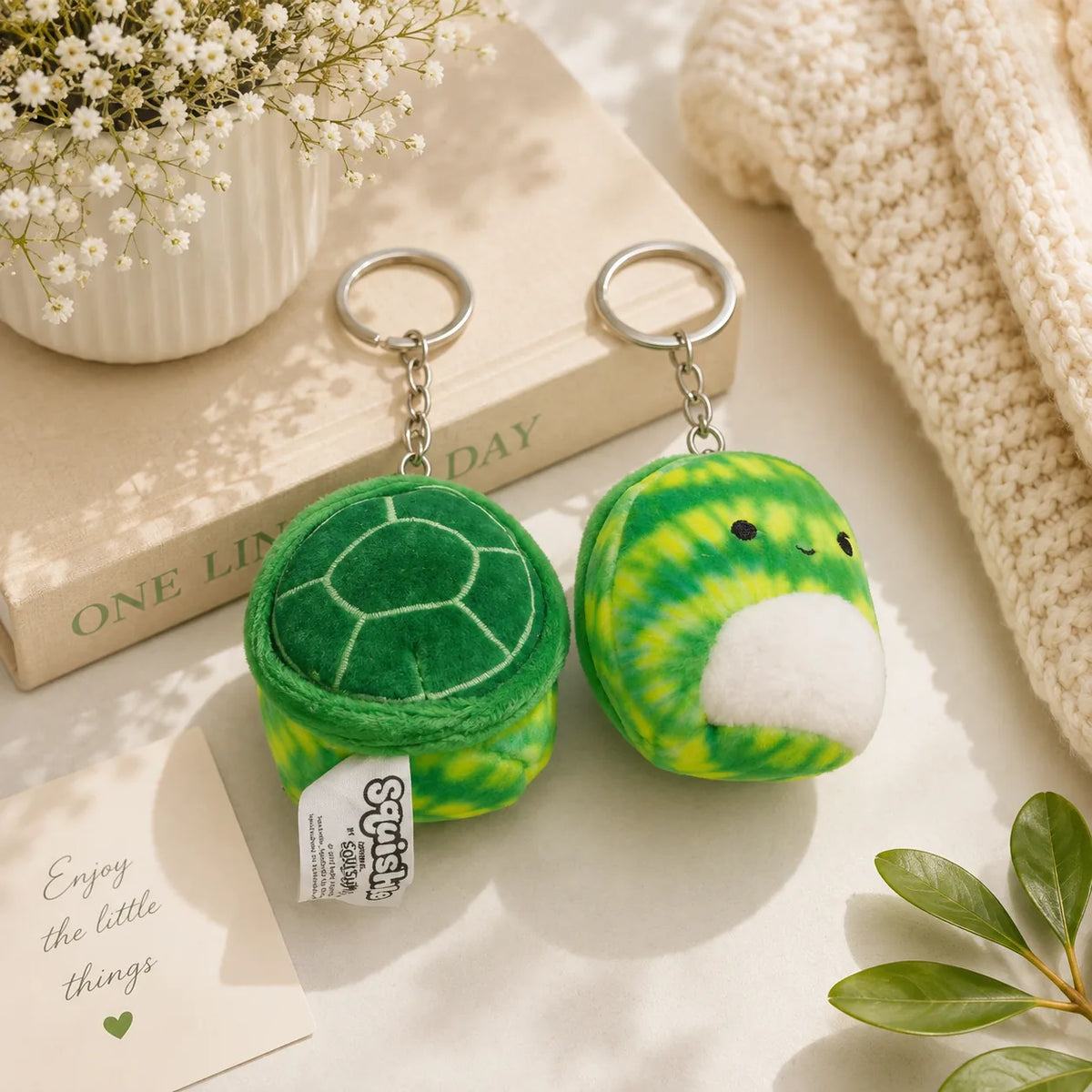 Original Mini Plush Keychains – Cute Kawaii Soft Bag Charms