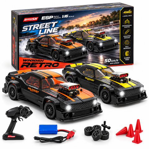 WHOOSH ESP 4WD RC Drift Racing Car – 50KM/H High-Speed