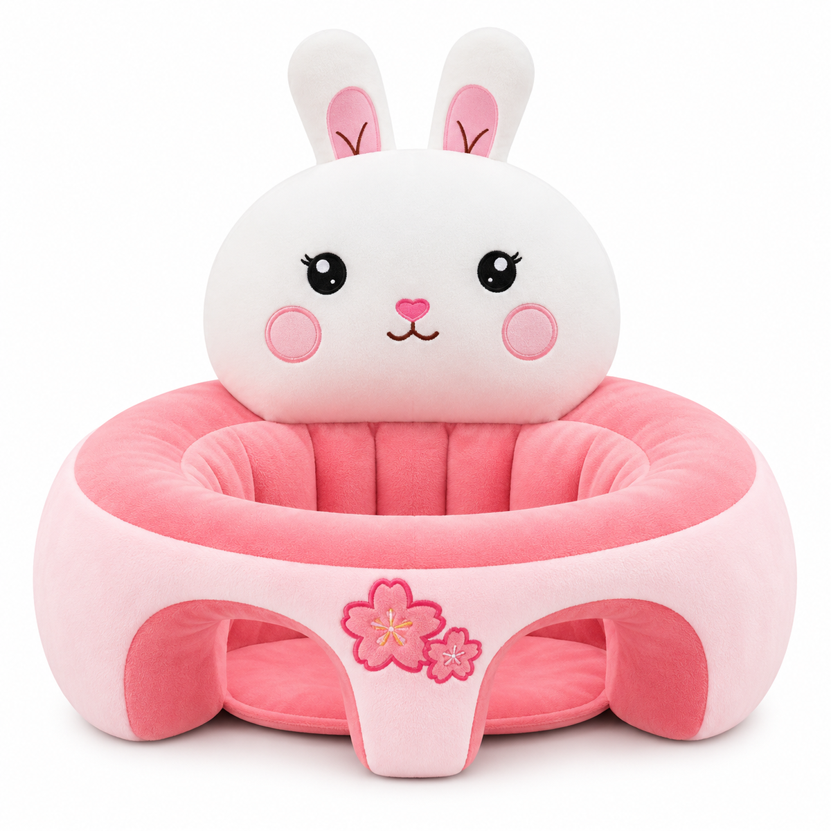 Animal Plush Baby Sofa Seat – Bunny, Panda, Frog & More