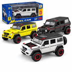 1:24 Alloy Remote Control Prado SUV Car with LED Lights – Rechargeable RC Toy