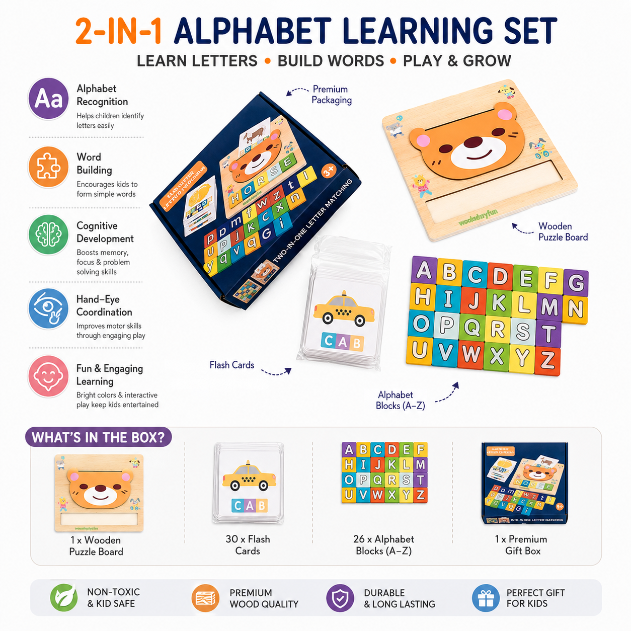 Alphabet Letter Matching Card Game
