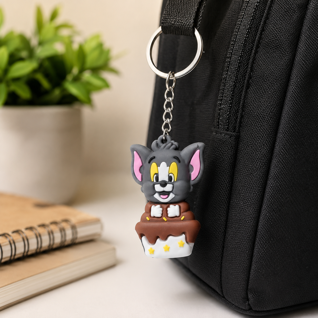 Cute Cartoon Character Keychain