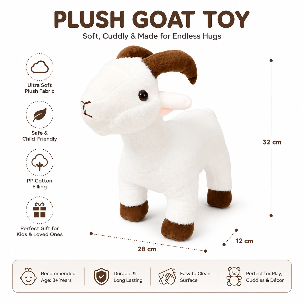 Goat Soft Plush Toy