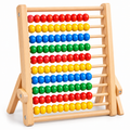 10-Row Wooden Calculating Frame Abacus