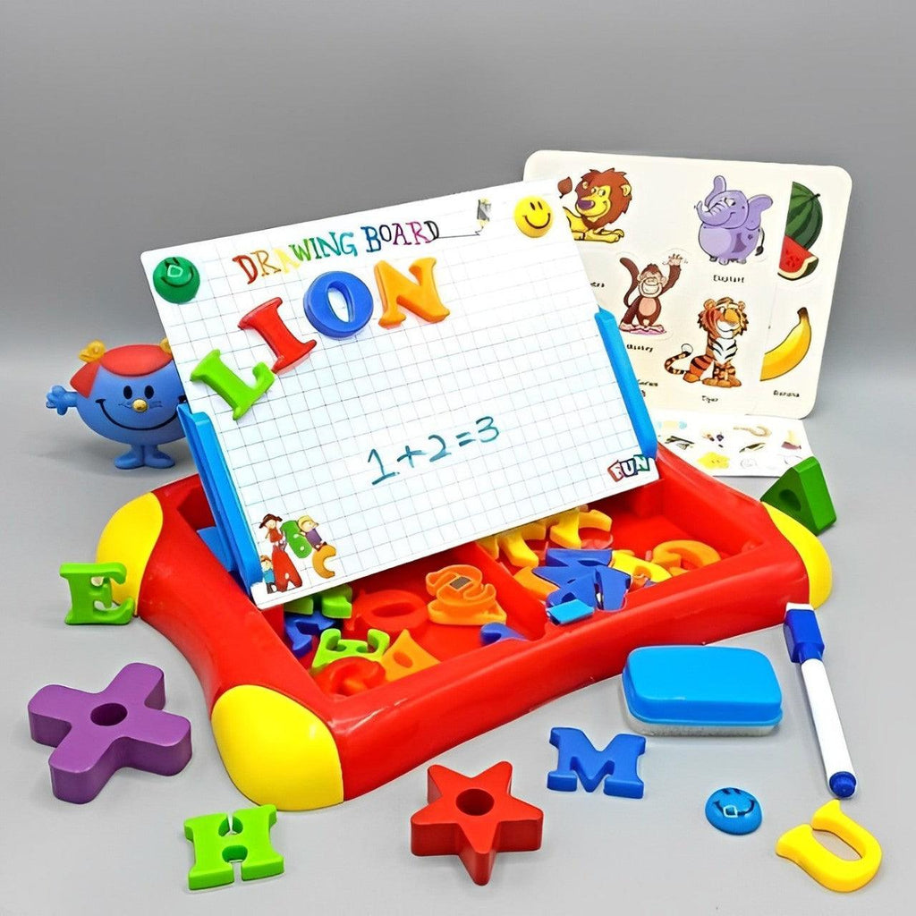 Learning Magnetic Drawing Board 2 in 1 - JustForKids