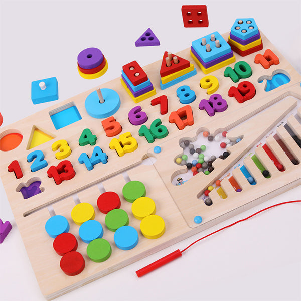 Wooden Montessori  Activity Learning Board